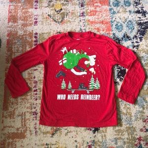 🧜🏼‍♀️3 for $15 item!🧜🏼‍♀️ Christmas Santa l/s tee